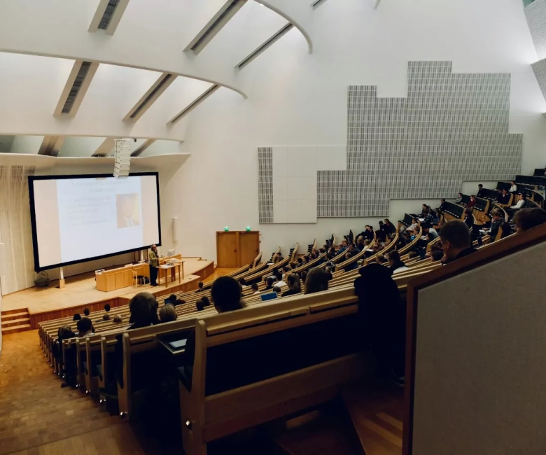 image of cleaned lecture hall