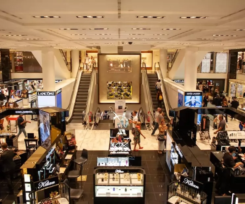 image of cleaned shopping center